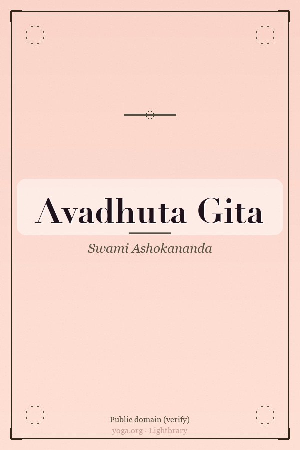 Cover: Avadhuta Gita