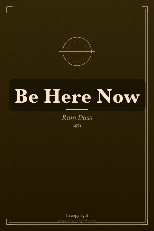Cover: Be Here Now