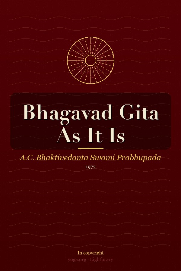 Cover: Bhagavad Gita As It Is