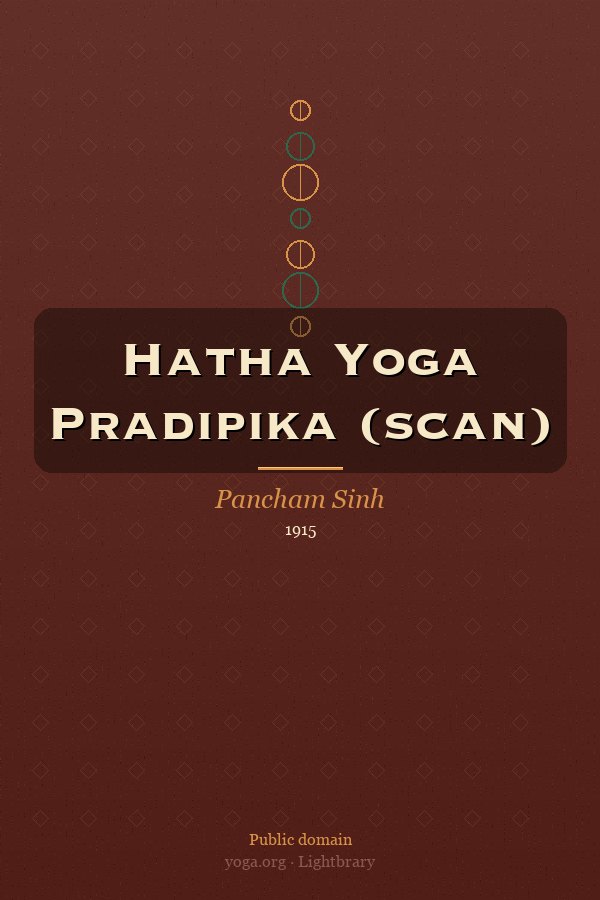 Cover: Hatha Yoga Pradipika (scan)