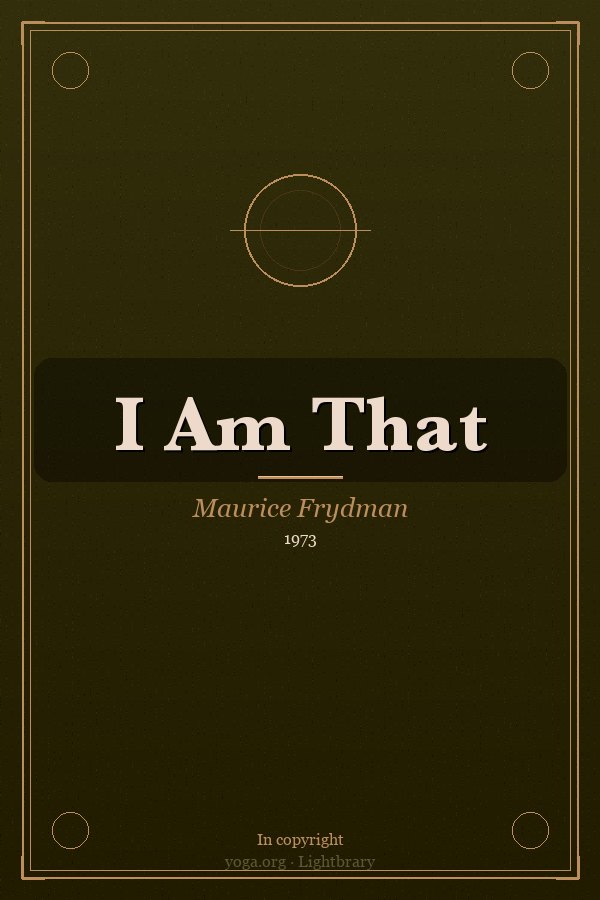 Cover: I Am That