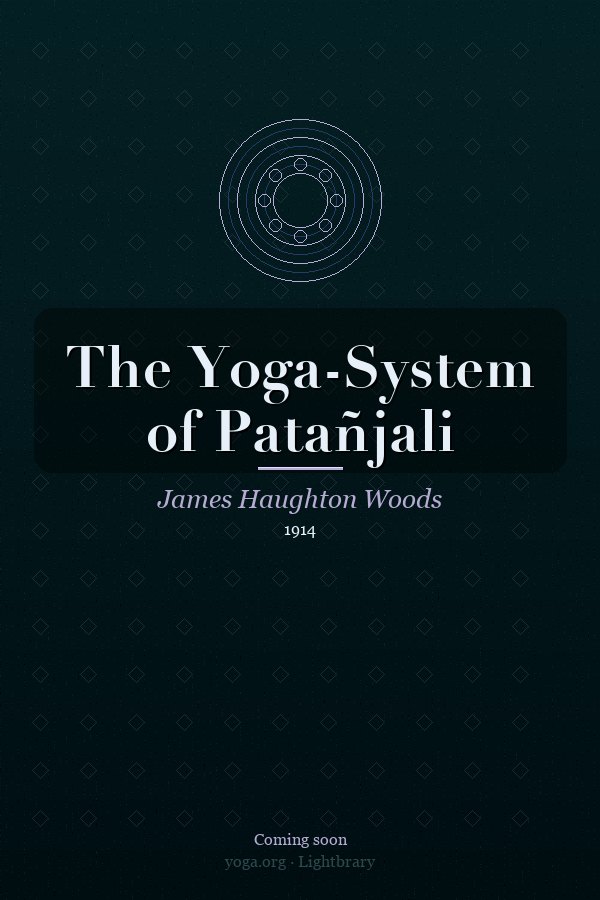 Cover: The Yoga-System of Patañjali